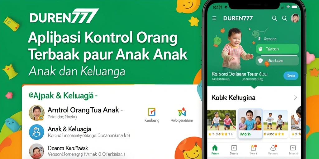 Antarmuka DUREN777 menampilkan fitur kontrol orang tua dengan jelas dan mudah dipahami.