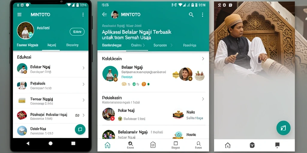 Antarmuka MINTOTO yang menarik dan mudah digunakan.