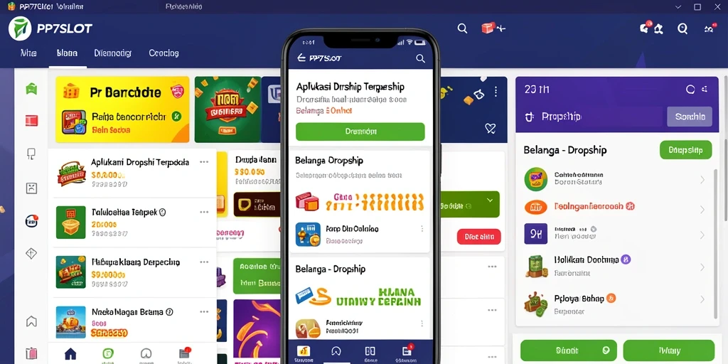 Tampilan antarmuka pengguna PP7SLOT yang intuitif dan menarik.
